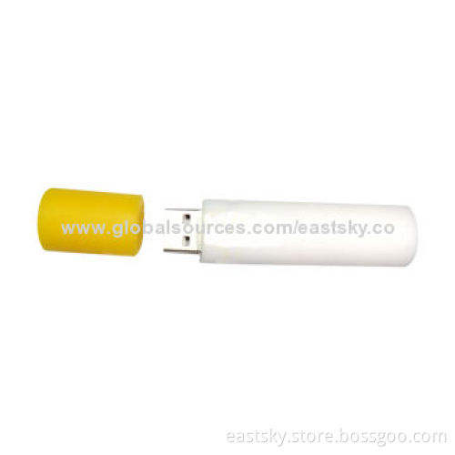 Customized cigarette-shaped thumb drive, made of soft PVC material, OEM orders are welcomeNew